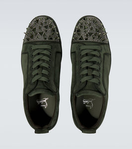 Christian Louboutin Louis Junior Spikes suede sneakers
