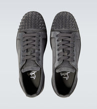 Christian Louboutin Louis Junior Spikes suede sneakers