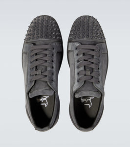 Christian Louboutin Louis Junior Spikes suede sneakers