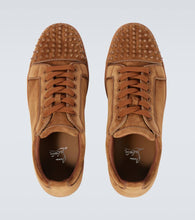 Christian Louboutin Louis Junior Spikes suede sneakers