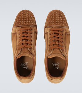 Christian Louboutin Louis Junior Spikes suede sneakers