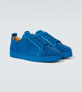 Christian Louboutin Louis Junior Spikes suede sneakers