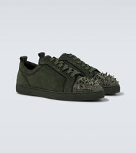 Christian Louboutin Louis Junior Spikes suede sneakers