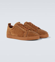 Christian Louboutin Louis Junior Spikes suede sneakers