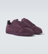 Christian Louboutin Louis Junior Spikes suede sneakers