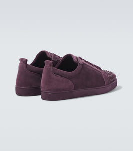 Christian Louboutin Louis Junior Spikes suede sneakers