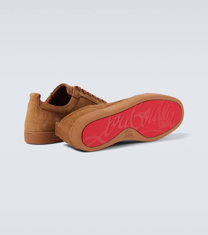 Christian Louboutin Louis Junior Spikes suede sneakers