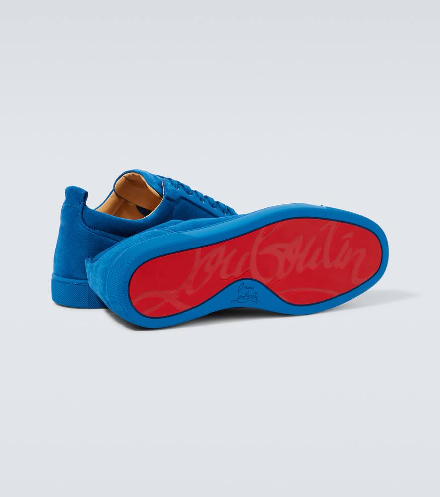 Christian Louboutin Louis Junior Spikes suede sneakers
