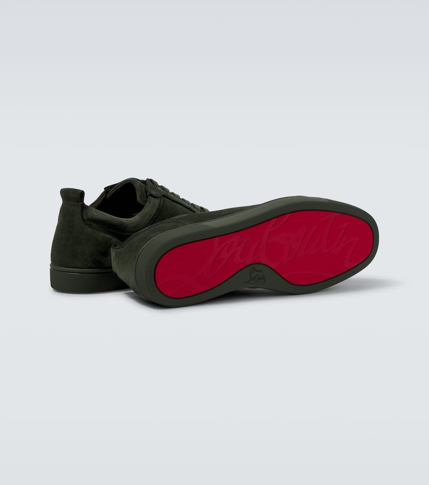 Christian Louboutin Louis Junior Spikes suede sneakers
