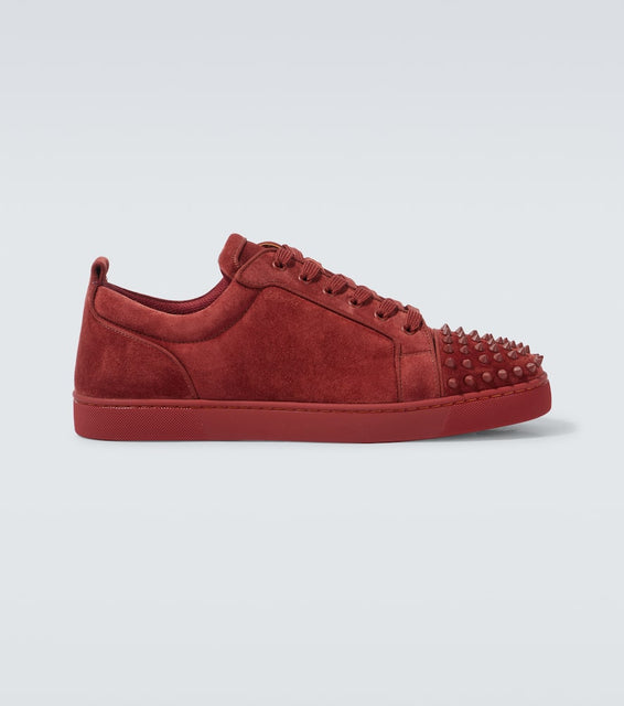 Christian Louboutin Louis Junior Spikes suede sneakers