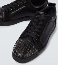 Christian Louboutin Louis Junior studded leather sneakers