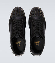 Christian Louboutin Louis Junior studded leather sneakers