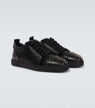 Christian Louboutin Louis Junior studded leather sneakers