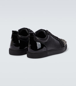 Christian Louboutin Louis Junior studded leather sneakers