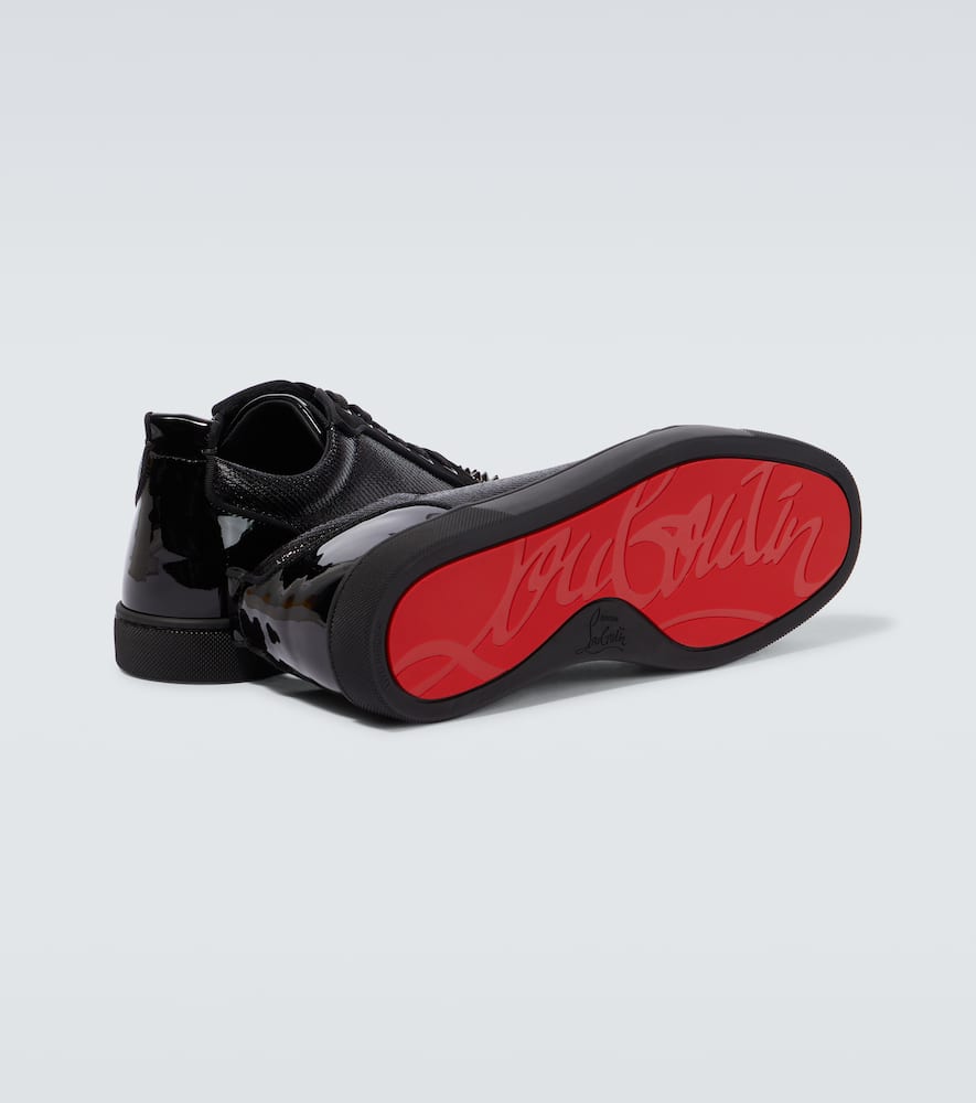 Christian Louboutin Louis Junior studded leather sneakers