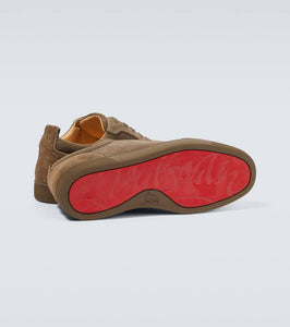 Christian Louboutin Louis Junior suede low-top sneakers