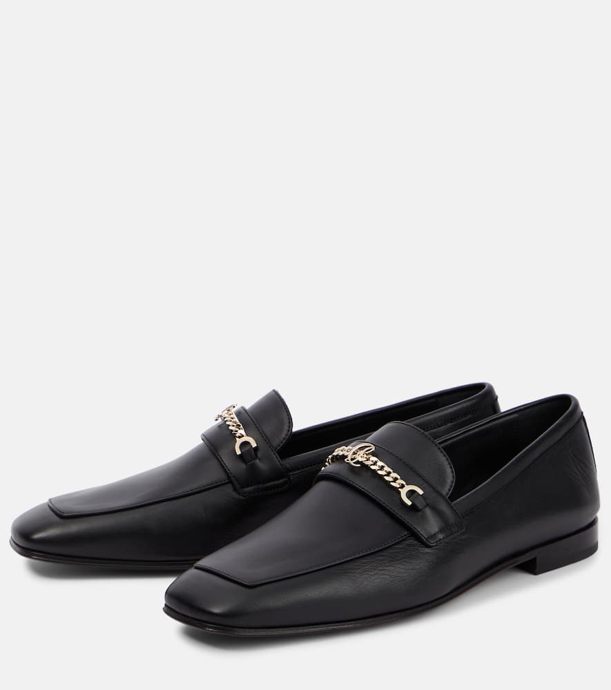 Christian Louboutin MJ Moc leather loafers