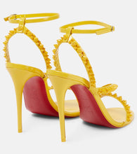 Christian Louboutin Mafaldina Spikes 100 leather sandals