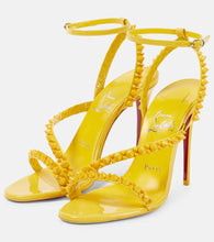 Christian Louboutin Mafaldina Spikes 100 leather sandals
