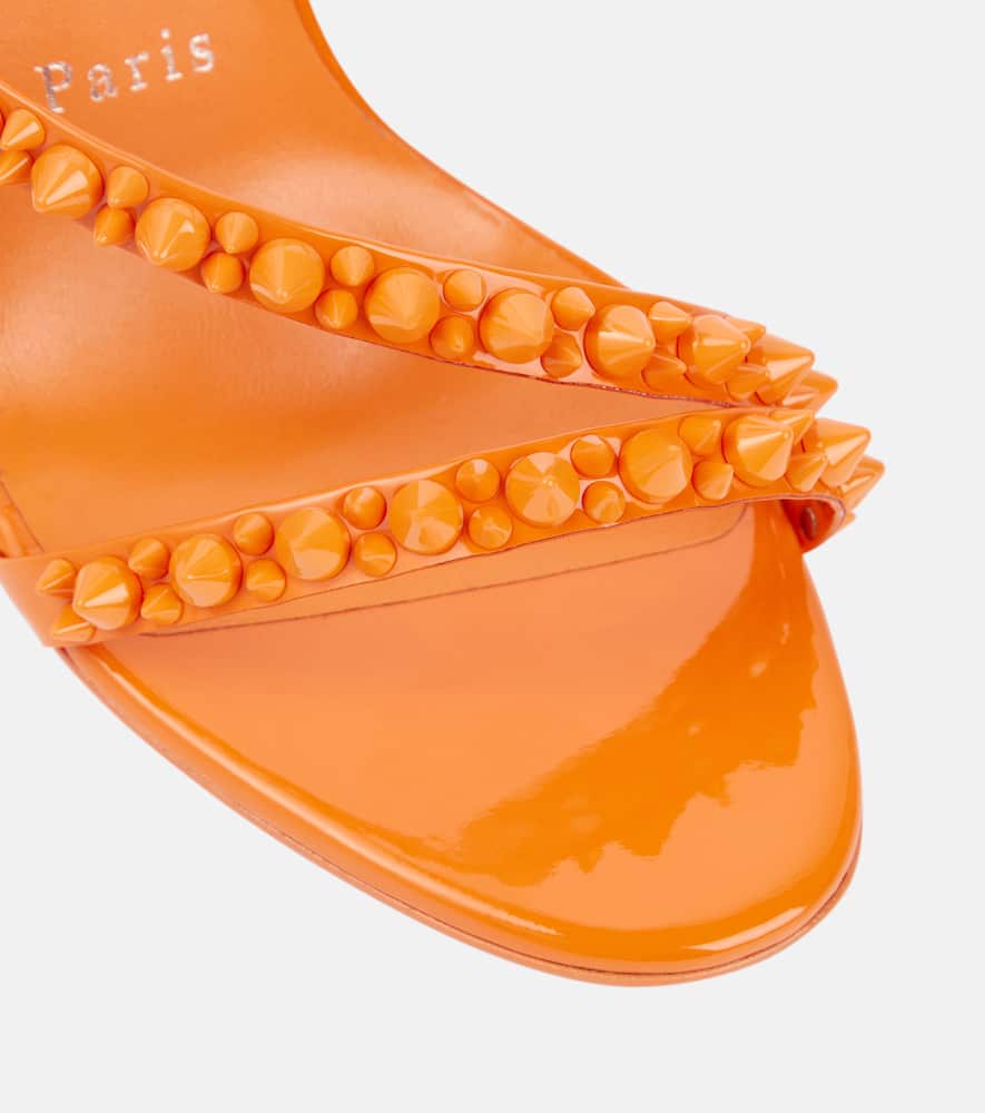 Christian Louboutin Mafaldina Spikes 100 leather sandals