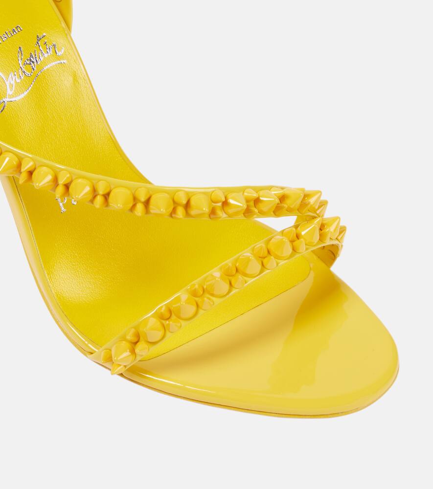 Christian Louboutin Mafaldina Spikes 100 leather sandals