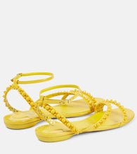 Christian Louboutin Mafaldina Spikes leather sandals