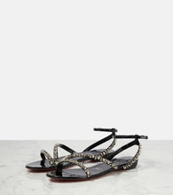 Christian Louboutin Mafaldina Spikes leather sandals