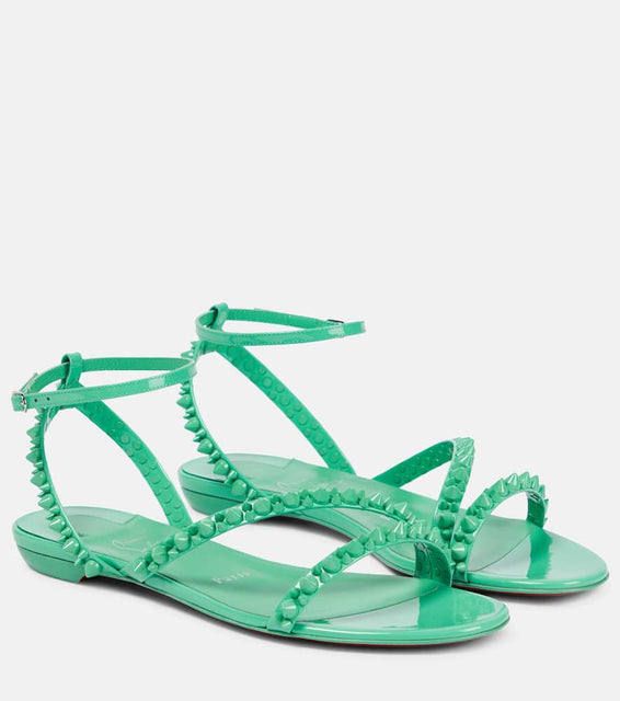 Christian Louboutin Mafaldina Spikes leather sandals
