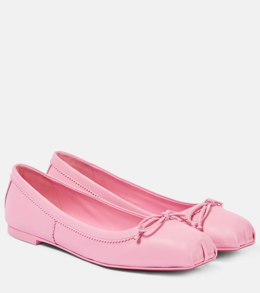 Christian Louboutin Mamadrague leather ballet flats - Christian Louboutin Mamadrague 皮革芭蕾平底鞋