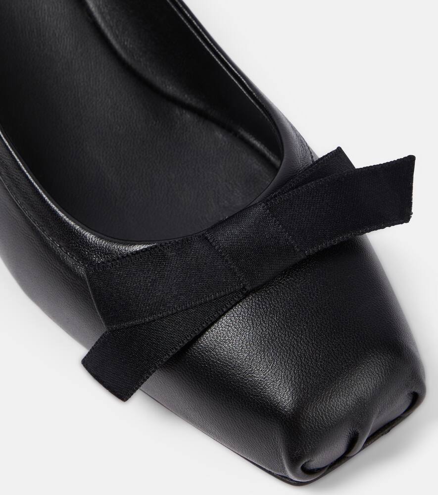 Christian Louboutin Mamaflirt 30 bow-detail leather pumps