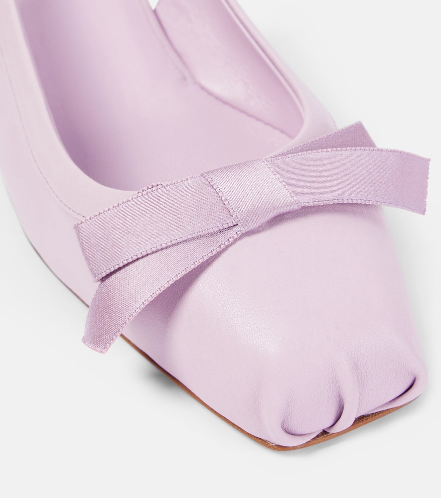 Christian Louboutin Mamaflirt 30 leather slingback pumps