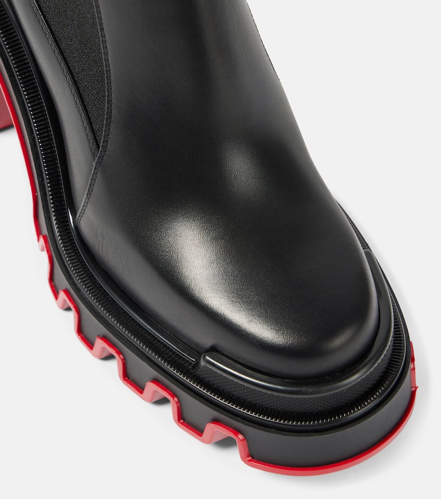 Christian Louboutin Marchacroche Duna 95 leather ankle boots