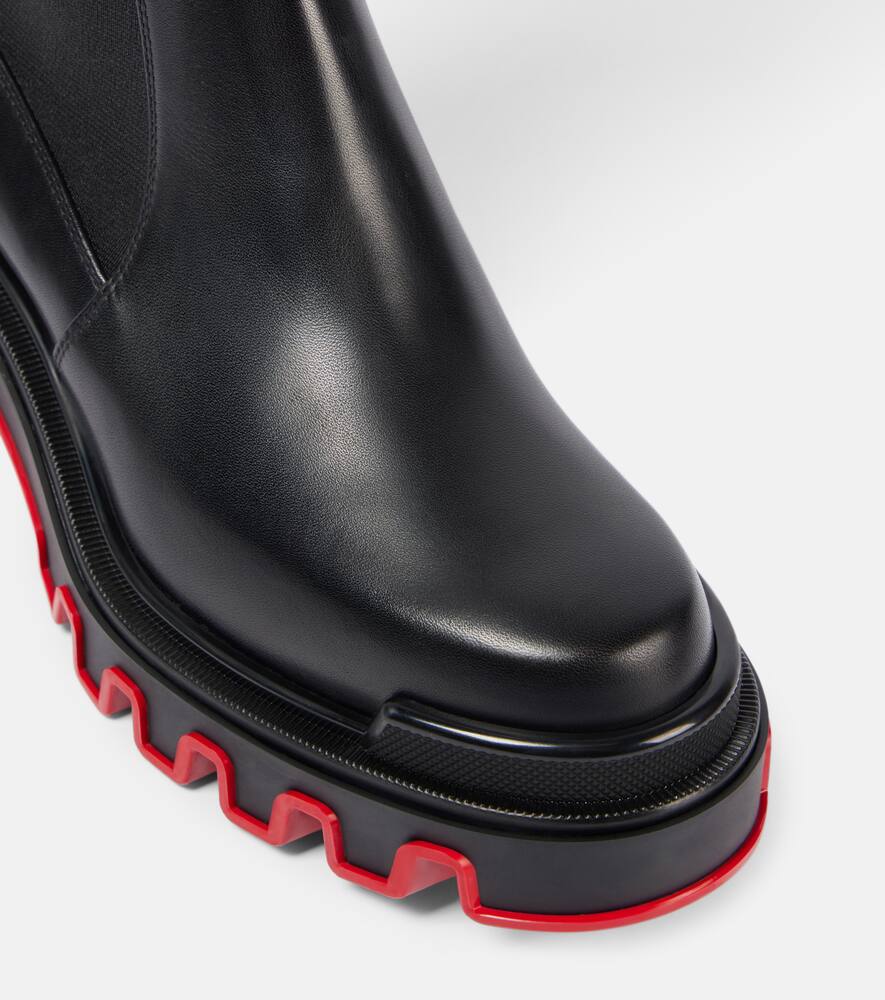 Christian Louboutin Marchacroche Dune leather knee-high boots