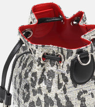 Christian Louboutin Marie Jane metallic bucket bag