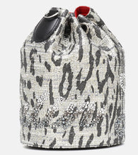 Christian Louboutin Marie Jane metallic bucket bag