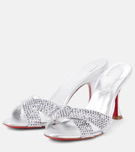 Christian Louboutin Mariza Is Back embellished leather mules
