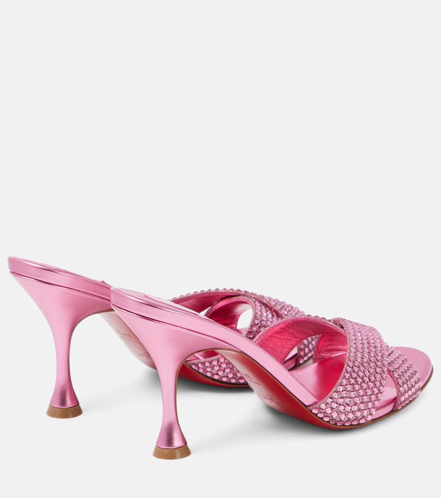 Christian Louboutin Mariza Is Back embellished suede mules