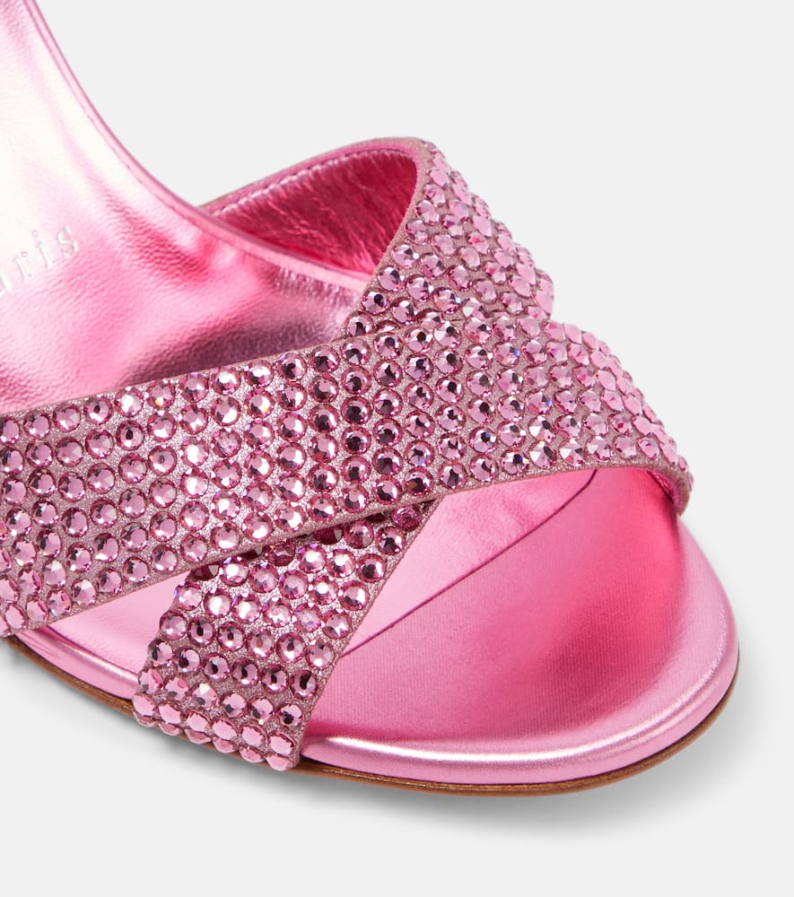 Christian Louboutin Mariza Is Back embellished suede mules