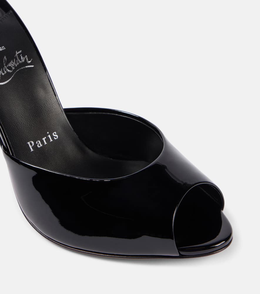 Christian Louboutin Me Dolly 100 patent leather mules