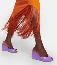 Christian Louboutin Me Dolly Zeppa patent leather mules