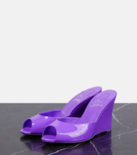 Christian Louboutin Me Dolly Zeppa patent leather mules