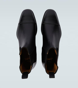 Christian Louboutin Melon leather Chelsea boots