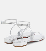 Christian Louboutin Miss Choca metallic leather sandals