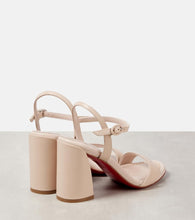 Christian Louboutin Miss Jane 85 leather slingback sandals