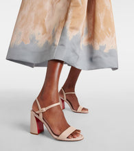 Christian Louboutin Miss Jane 85 leather slingback sandals