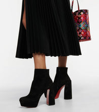 Christian Louboutin Movida 130 suede ankle boots