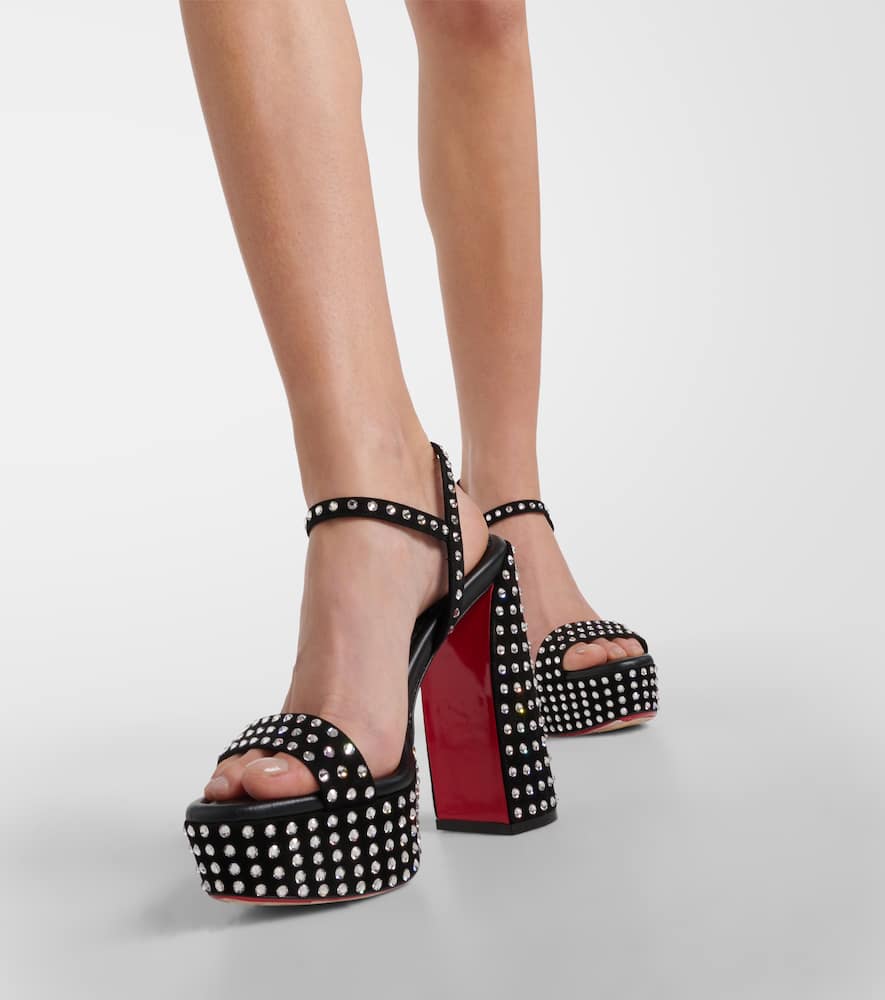 Christian Louboutin Movida Jane Strass Boum platform sandals