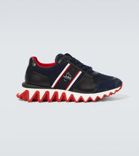 Christian Louboutin Nastroshark leather and canvas sneakers - Christian Louboutin Nastroshark 皮革帆布运动鞋