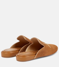 Christian Louboutin Navy Coolito Donna suede slippers