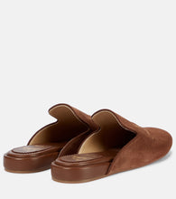 Christian Louboutin Navy Coolito Donna suede slippers